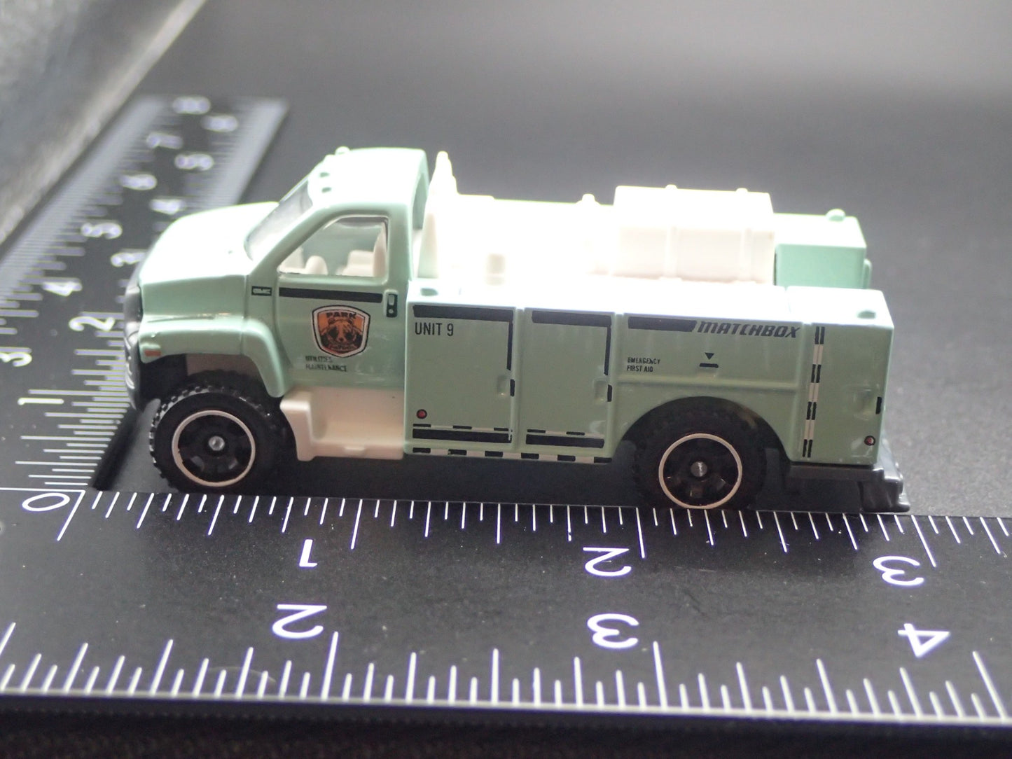 GMC 3500 UTILITY TRUCK PARK RANGER PATROL 1:64 MB SCALE DIECAST MODEL CAR