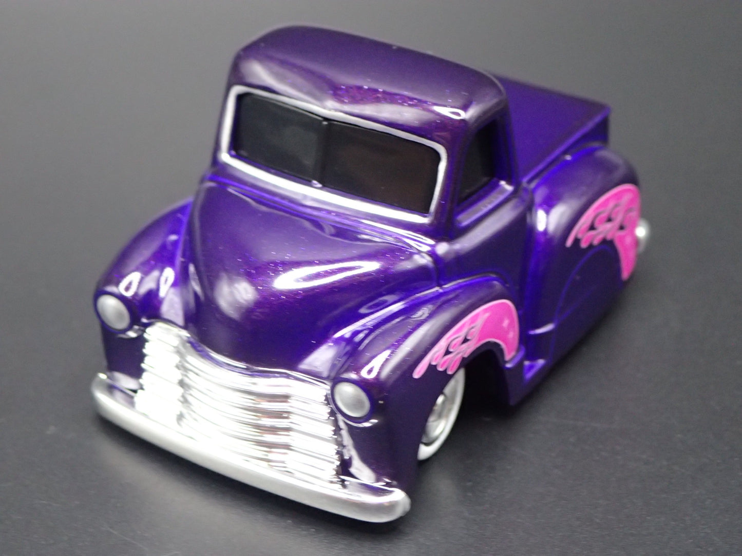 1953 53 CHEVY CHEVROLET PICKUP TRUCK TUNED PURPLE 1:64 SCALE DIECAST MODEL CAR