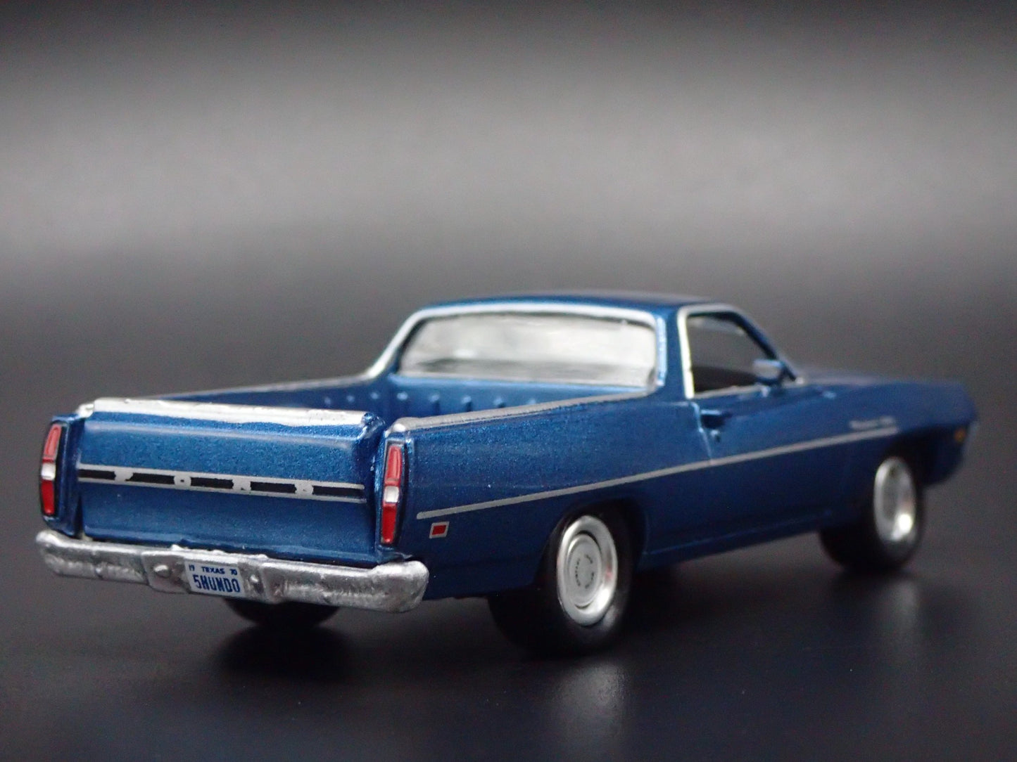 1970 70 FORD RANCHERO 500 PICKUP TRUCK BLUE 1:64 SCALE DIECAST MODEL CAR