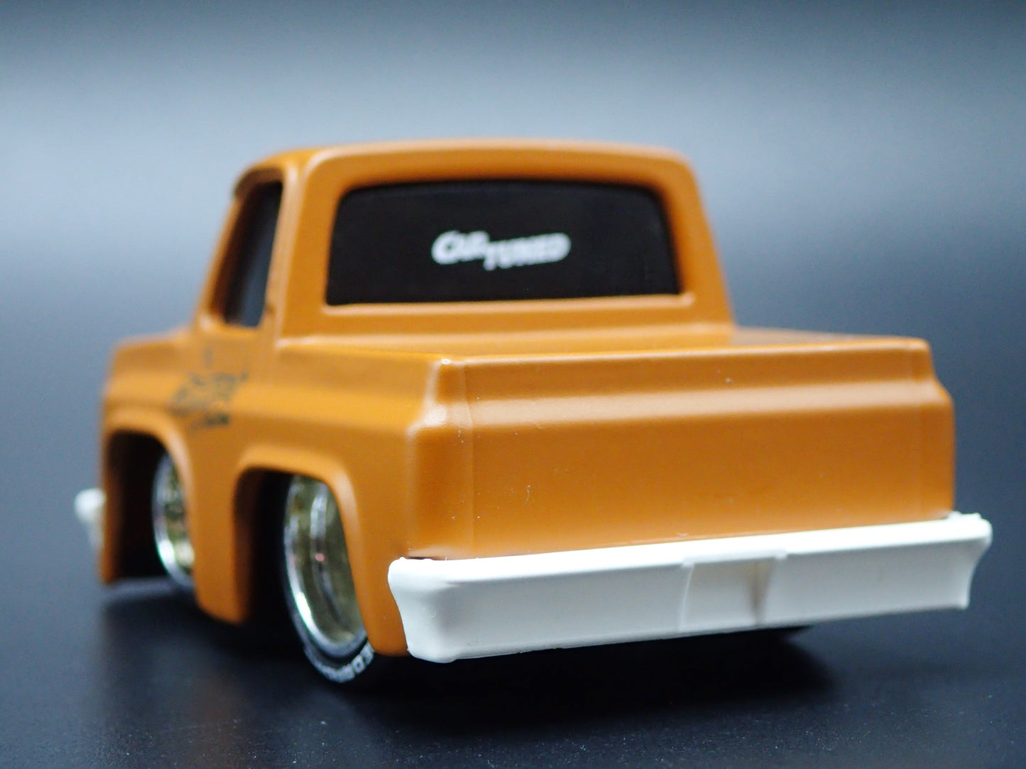 1987 CHEVY CHEVROLET C10 PICKUP TRUCK TUNED BROWN  1/64 SCALE DIECAST MODEL CAR