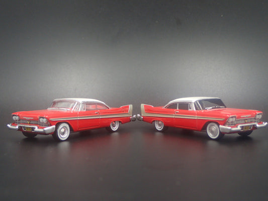 CHRISTINE 1958 58 PLYMOUTH FURY GOOD VS EVIL LEGACY 1/64 SCALE DIECAST MODEL CAR