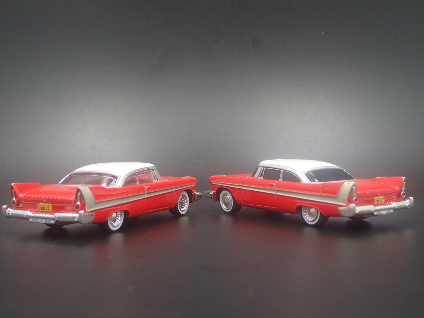 CHRISTINE 1958 58 PLYMOUTH FURY GOOD VS EVIL LEGACY 1/64 SCALE DIECAST MODEL CAR