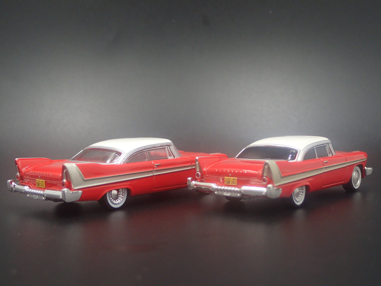 CHRISTINE 1958 58 PLYMOUTH FURY GOOD VS EVIL LEGACY 1/64 SCALE DIECAST MODEL CAR