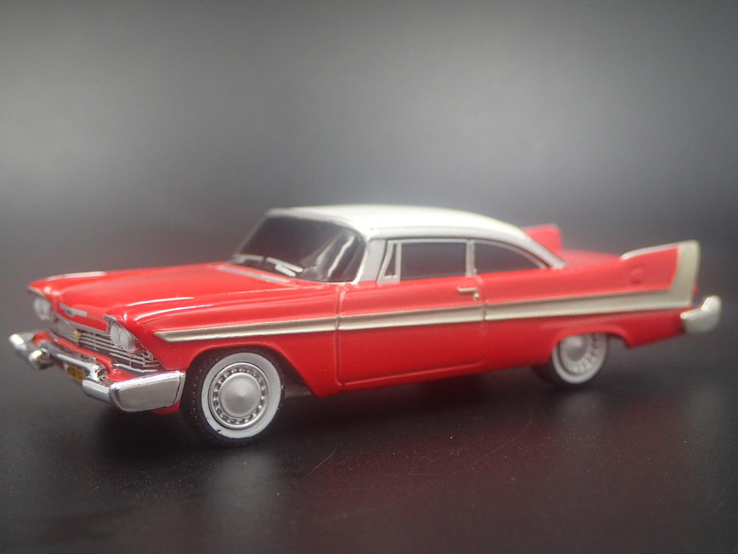 CHRISTINE 1958 58 PLYMOUTH FURY GOOD VS EVIL LEGACY 1/64 SCALE DIECAST MODEL CAR