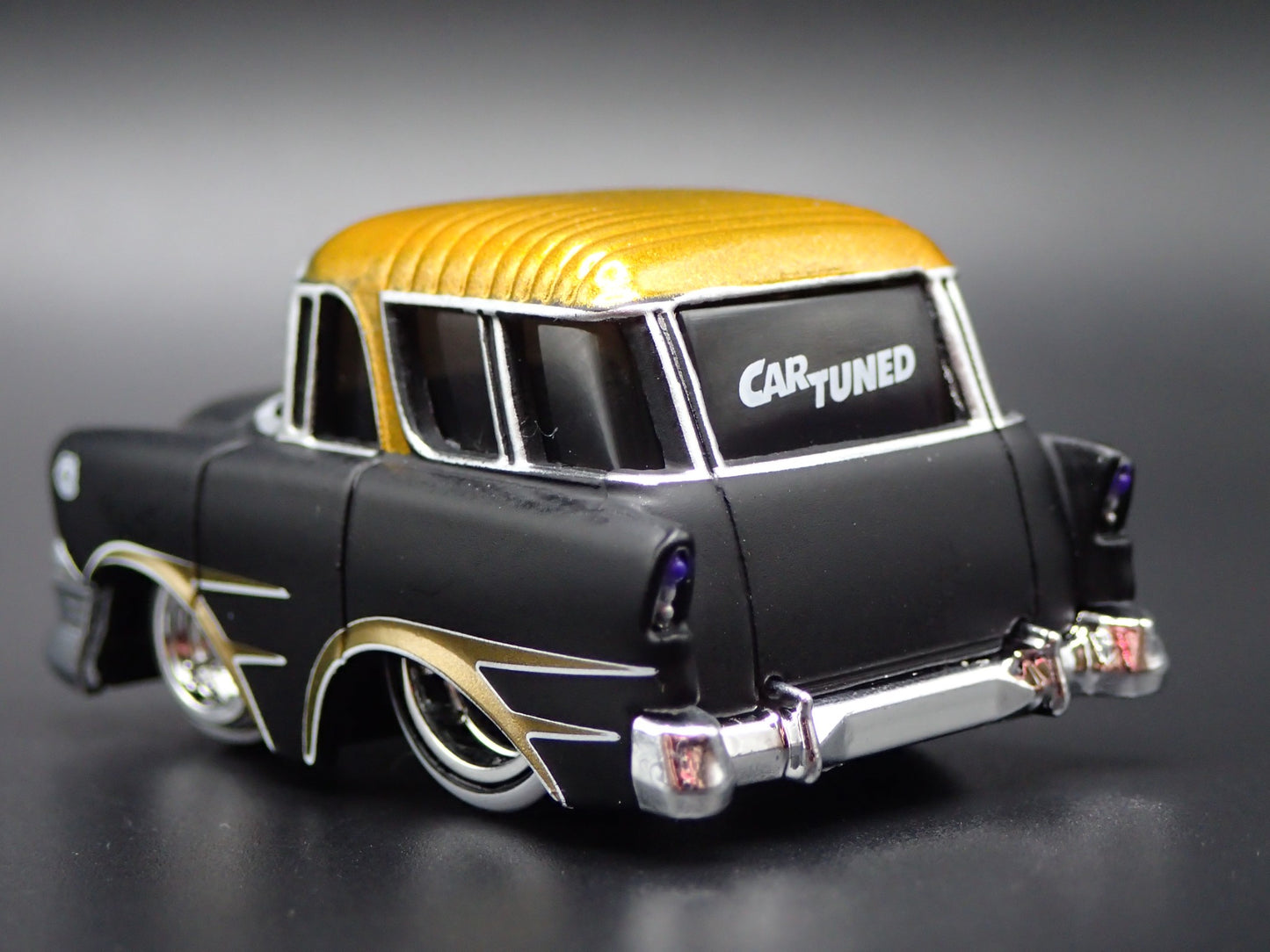 1956 56 CHEVY CHEVROLET NOMAD WAGON TUNED 1:64 SCALE DIORAMA DIECAST MODEL CAR
