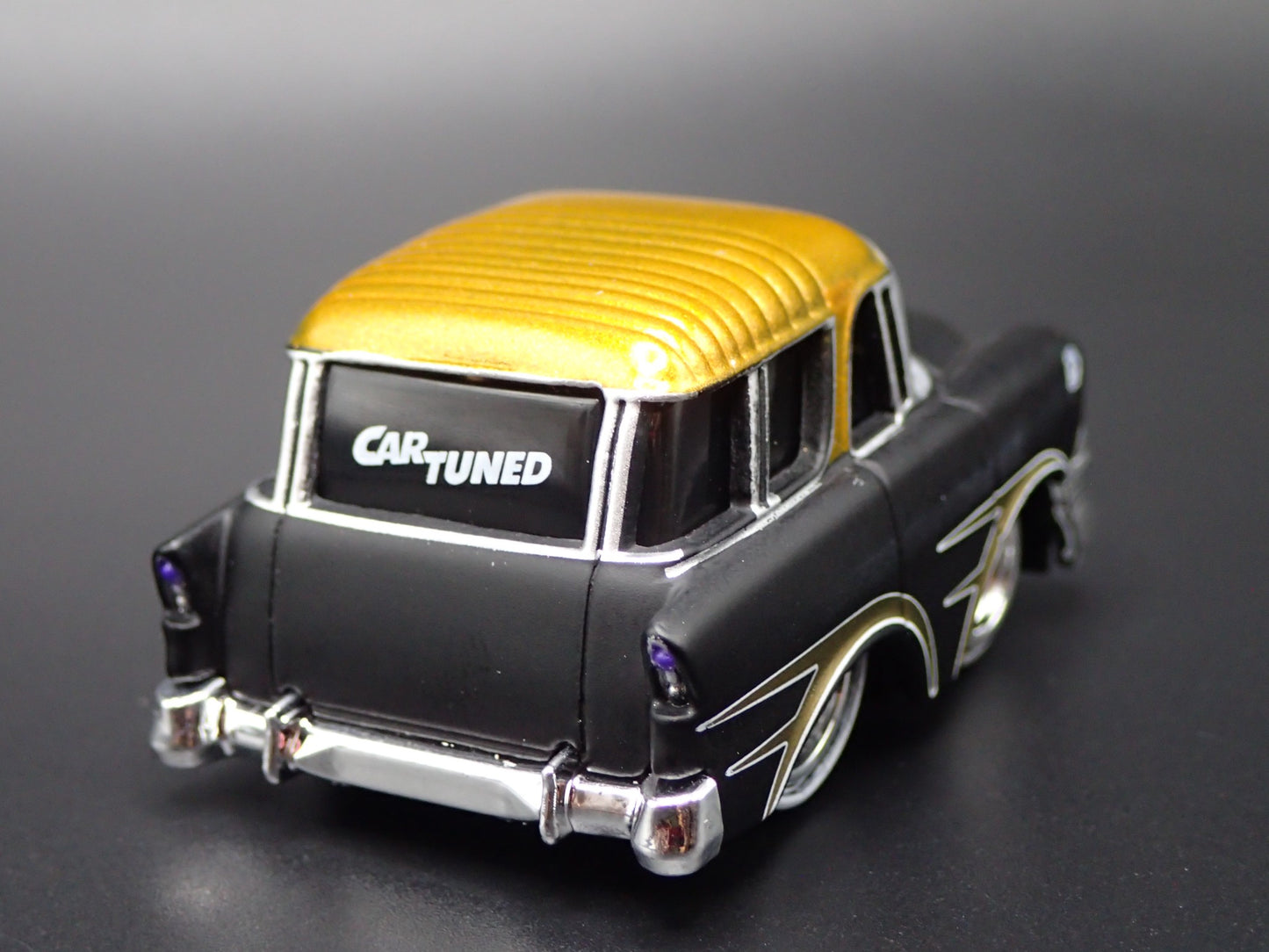 1956 56 CHEVY CHEVROLET NOMAD WAGON TUNED 1:64 SCALE DIORAMA DIECAST MODEL CAR