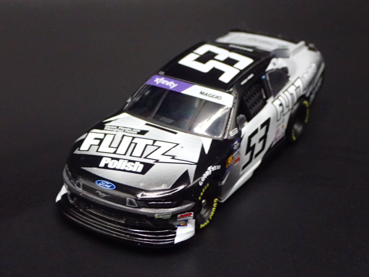 2025 25 FORD MUSTANG #53 MASON MAGGIO FLITZ POLISH NASCAR 1:64 SCALE DIECAST CAR