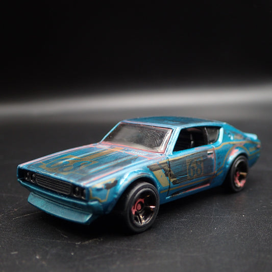 1972-1973 NISSAN SKYLINE 2000 GTR BARN FIND 1:64 SCALE DIORAMA DIECAST MODEL CAR