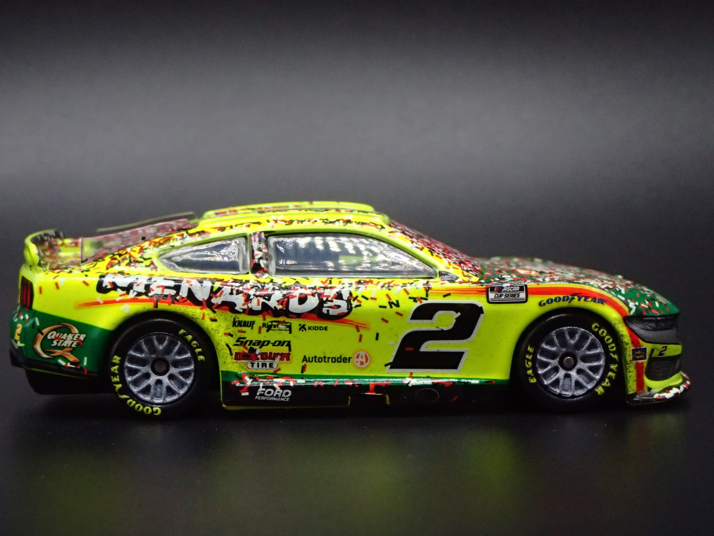2025 25 FORD MUSTANG #2 AUSTIN CINDRIC MENARDS WIN NASCAR 1:64 SCALE DIECAST CAR