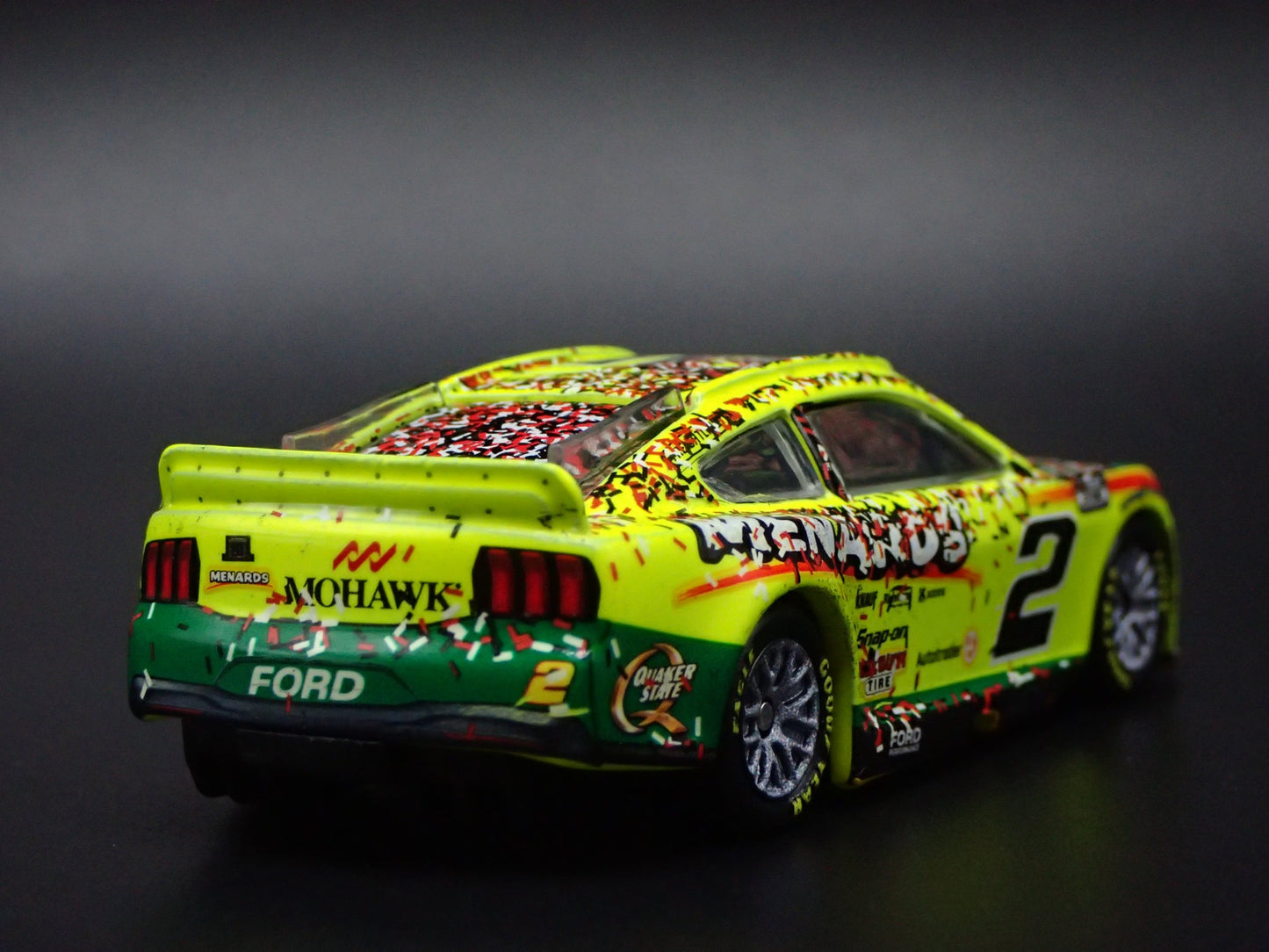 2025 25 FORD MUSTANG #2 AUSTIN CINDRIC MENARDS WIN NASCAR 1:64 SCALE DIECAST CAR