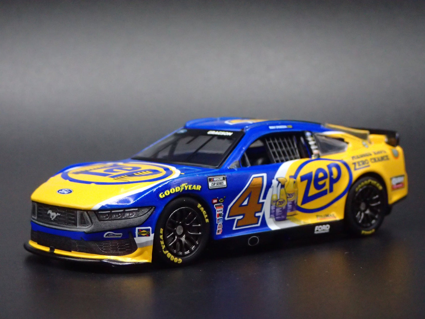 2025 25 FORD MUSTANG #4 NOAH GRAGSON ZEP NASCAR 1:64 SCALE DIECAST MODEL CAR