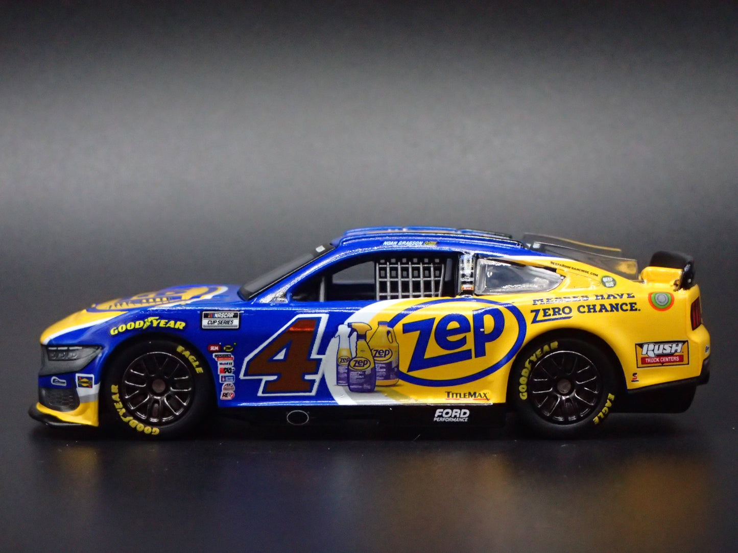 2025 25 FORD MUSTANG #4 NOAH GRAGSON ZEP NASCAR 1:64 SCALE DIECAST MODEL CAR