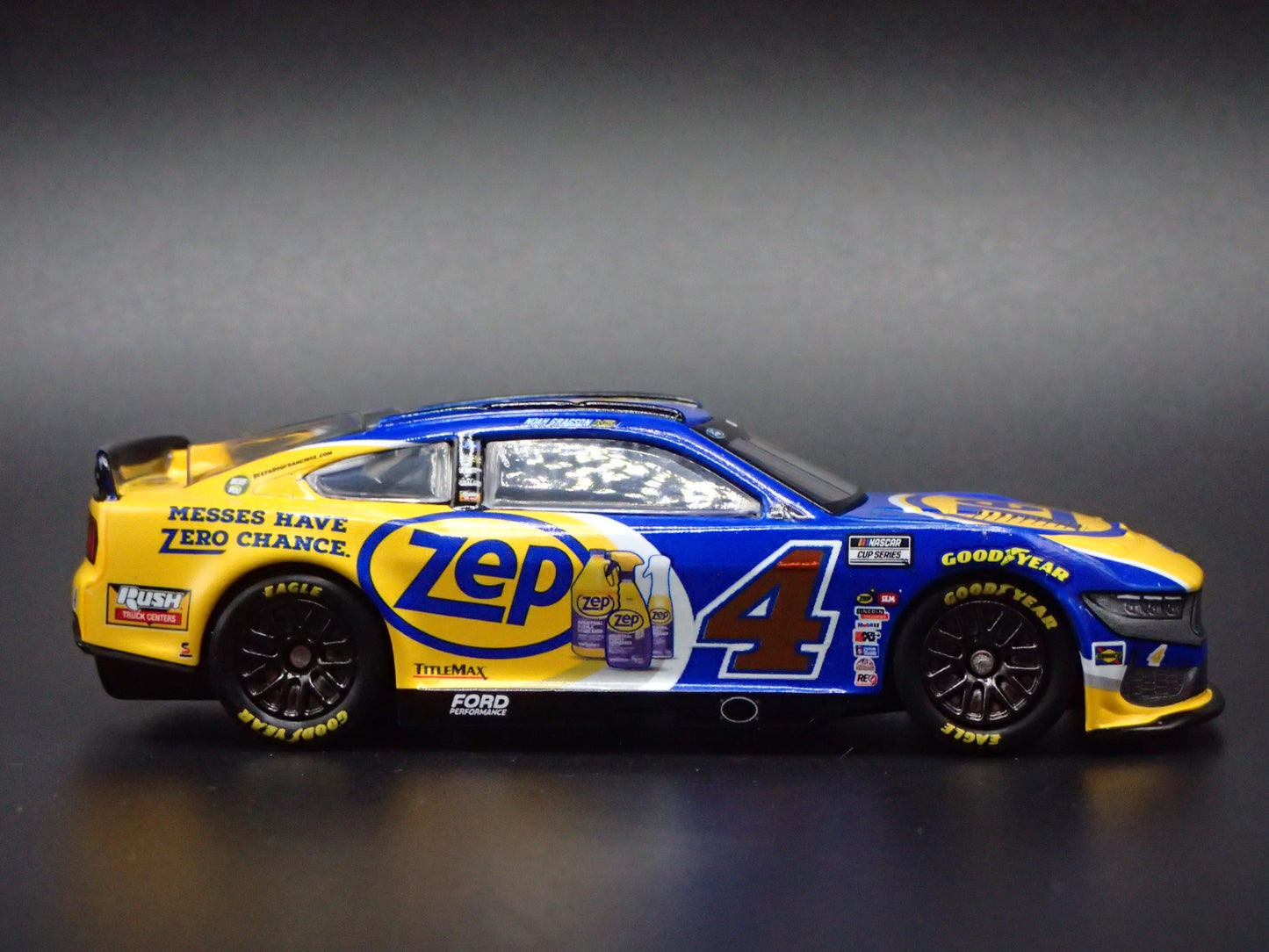 2025 25 FORD MUSTANG #4 NOAH GRAGSON ZEP NASCAR 1:64 SCALE DIECAST MODEL CAR