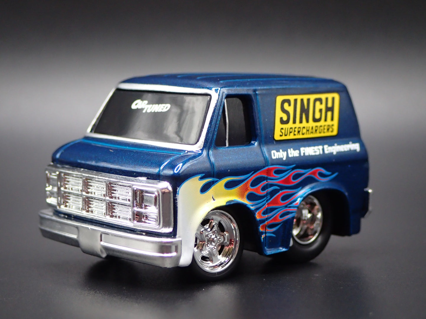 1979 79 GMC VANDURA PANEL VAN CAR TUNED BLUE 1/64 SCALE DIECAST MODEL CAR