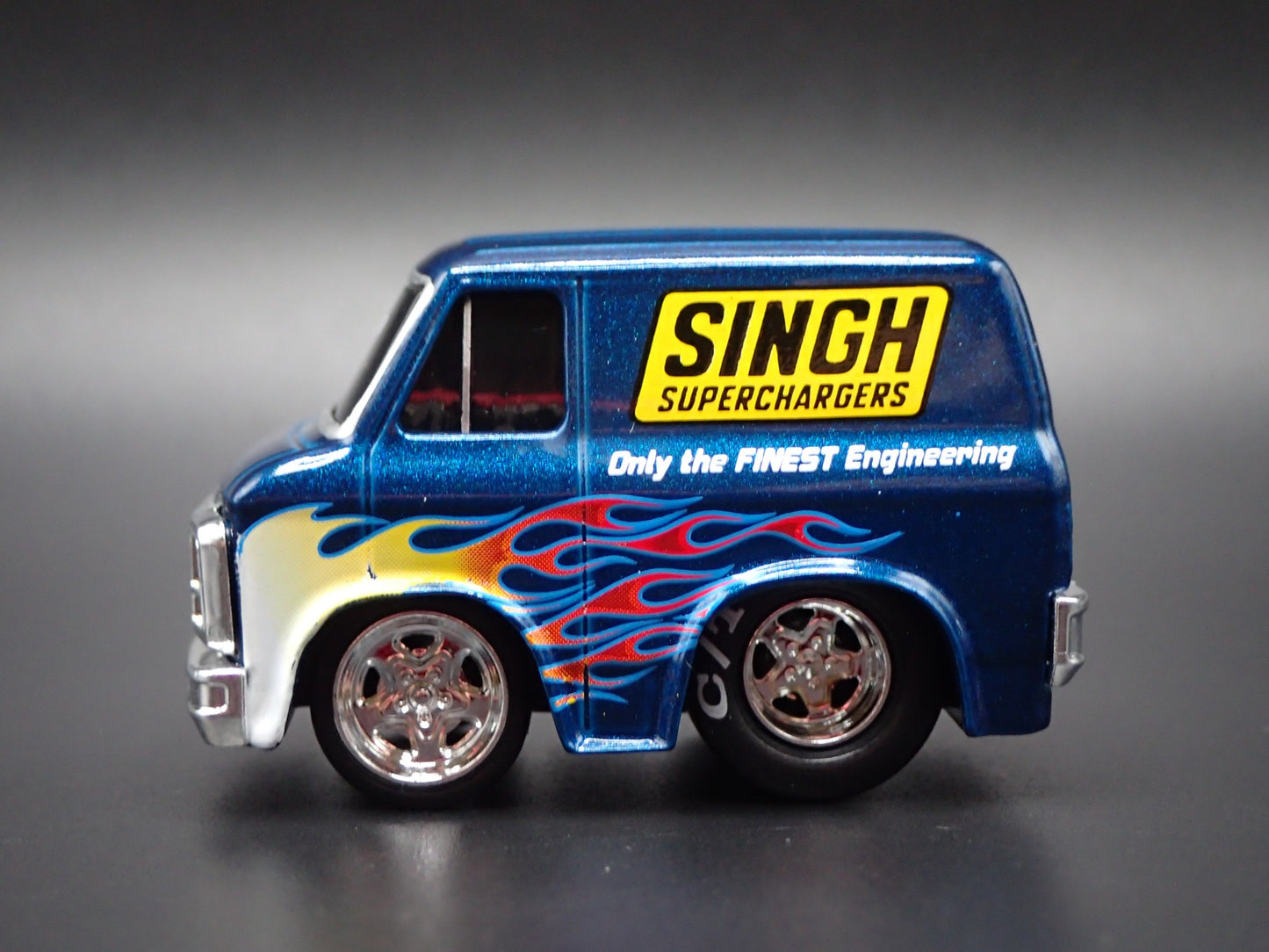 1979 79 GMC VANDURA PANEL VAN CAR TUNED BLUE 1/64 SCALE DIECAST MODEL CAR