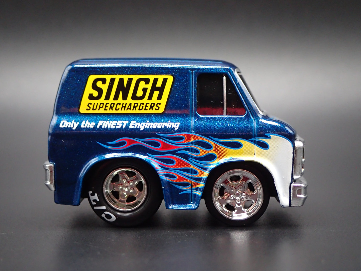 1979 79 GMC VANDURA PANEL VAN CAR TUNED BLUE 1/64 SCALE DIECAST MODEL CAR
