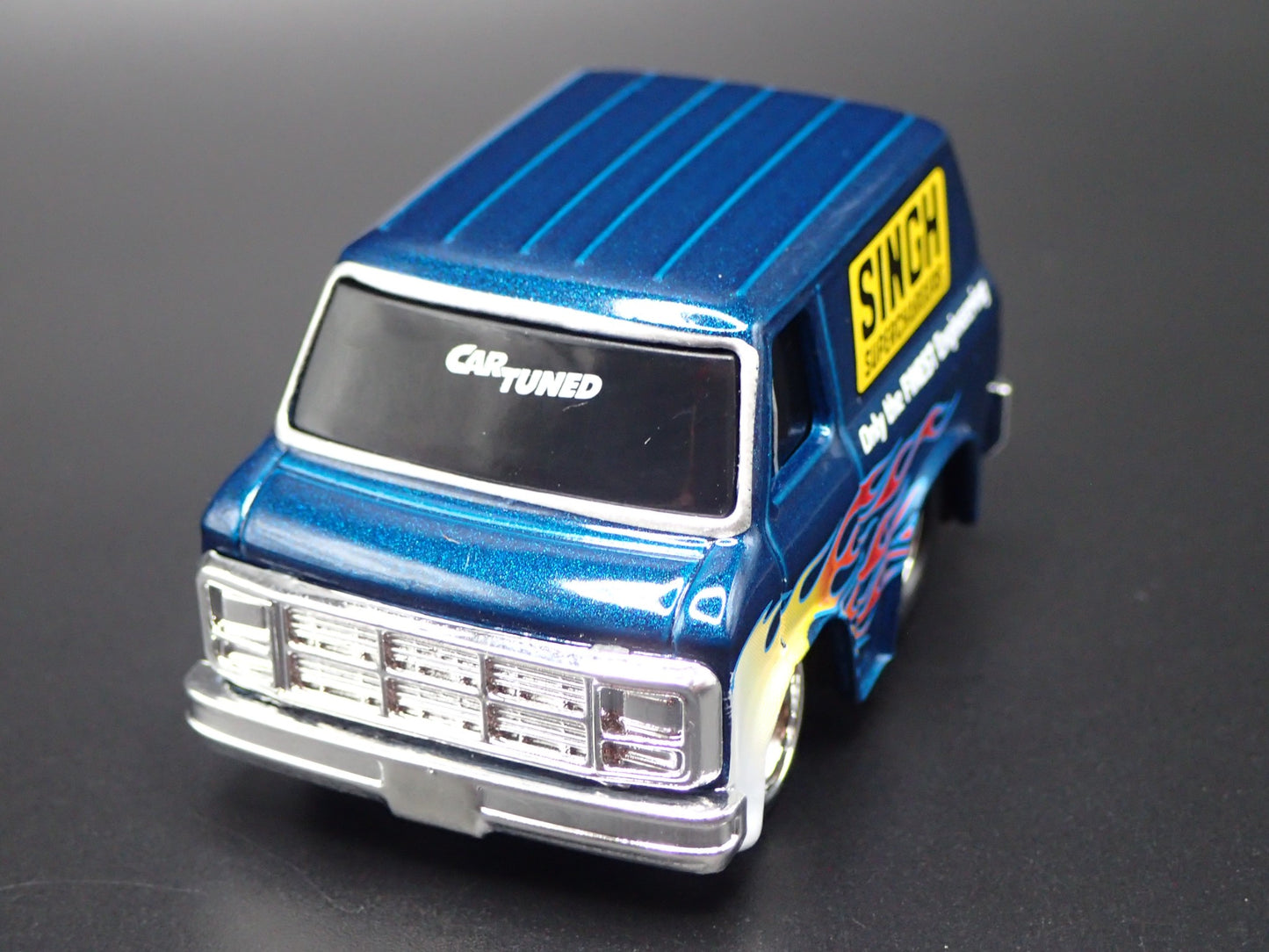 1979 79 GMC VANDURA PANEL VAN CAR TUNED BLUE 1/64 SCALE DIECAST MODEL CAR