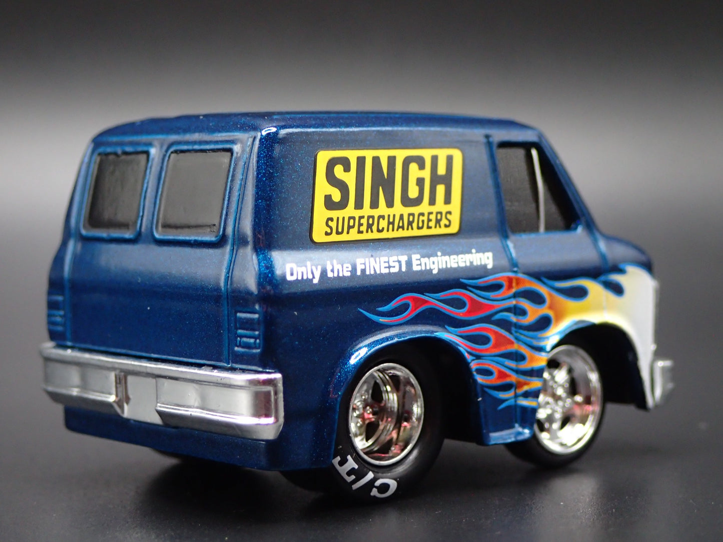 1979 79 GMC VANDURA PANEL VAN CAR TUNED BLUE 1/64 SCALE DIECAST MODEL CAR