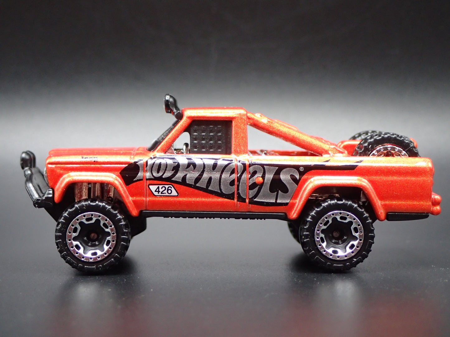 1971-1988 JEEP PICKUP TRUCK J10 ORANGE 1:64 SCALE COLLECTIBLE DIECAST MODEL CAR