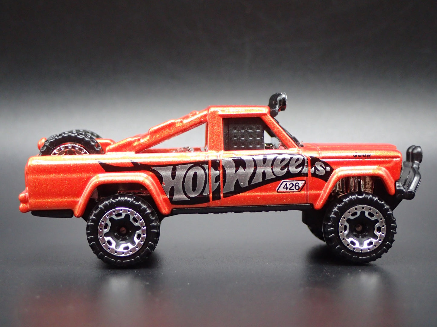 1971-1988 JEEP PICKUP TRUCK J10 ORANGE 1:64 SCALE COLLECTIBLE DIECAST MODEL CAR