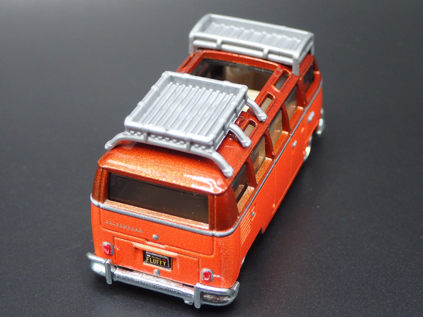 1967 67 VW VOLKSWAGEN SAMBA BUS FLUFFY GABRIEL IGLESIAS 1:64 DIECAST MODEL CAR