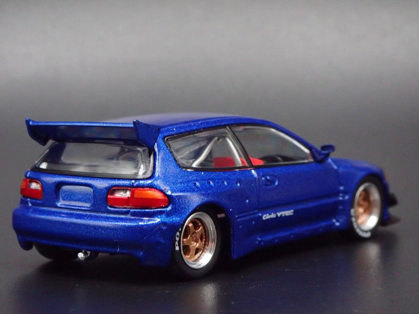 1992-1995 HONDA CIVIC EG6 PANDEM HATCHBACK JDM BLUE 1:64 SCALE DIECAST MODEL CAR