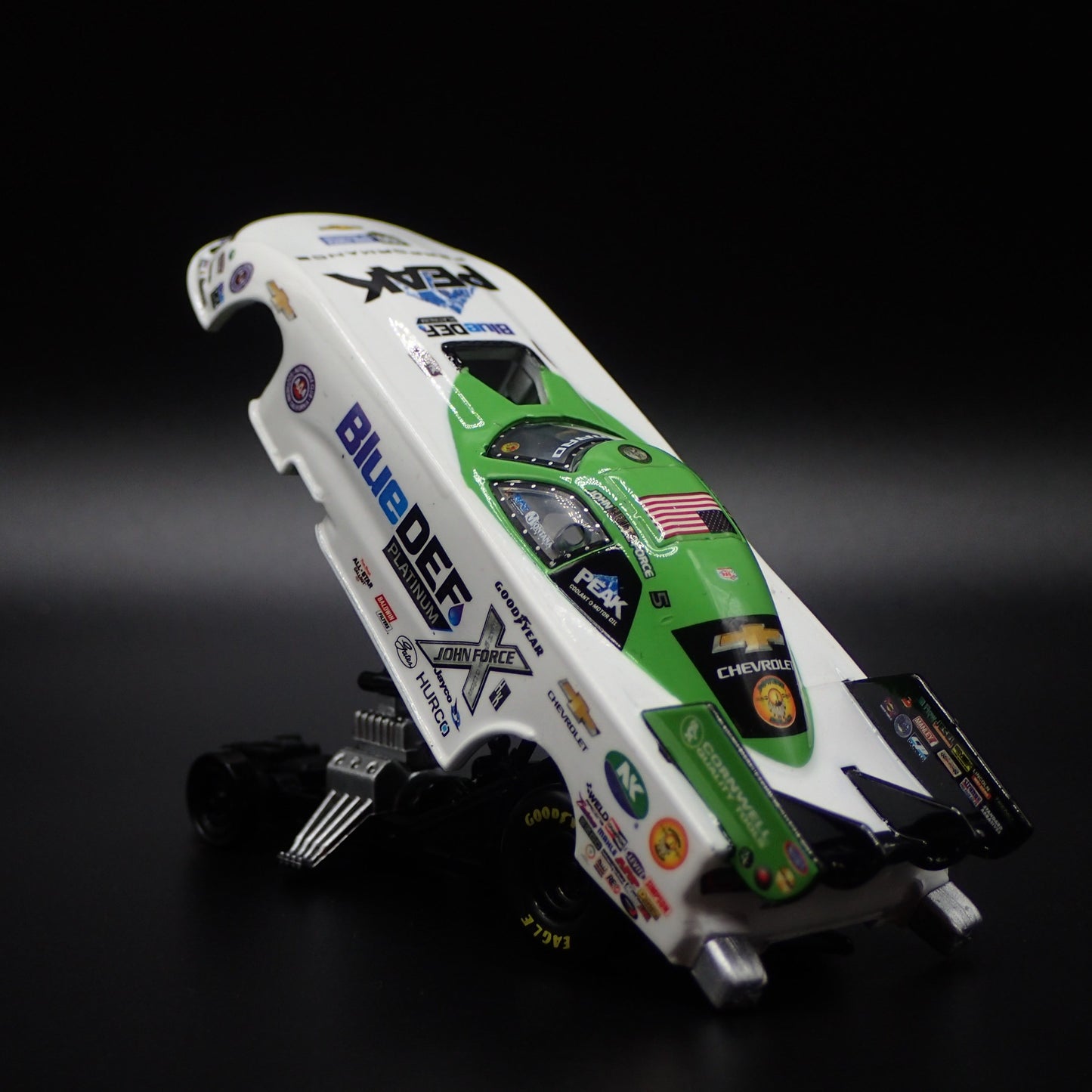 2022 JOHN FORCE NHRA FUNNY CAR CHEVY CAMARO BLUEDEF 1:64 SCALE DIECAST MODEL CAR