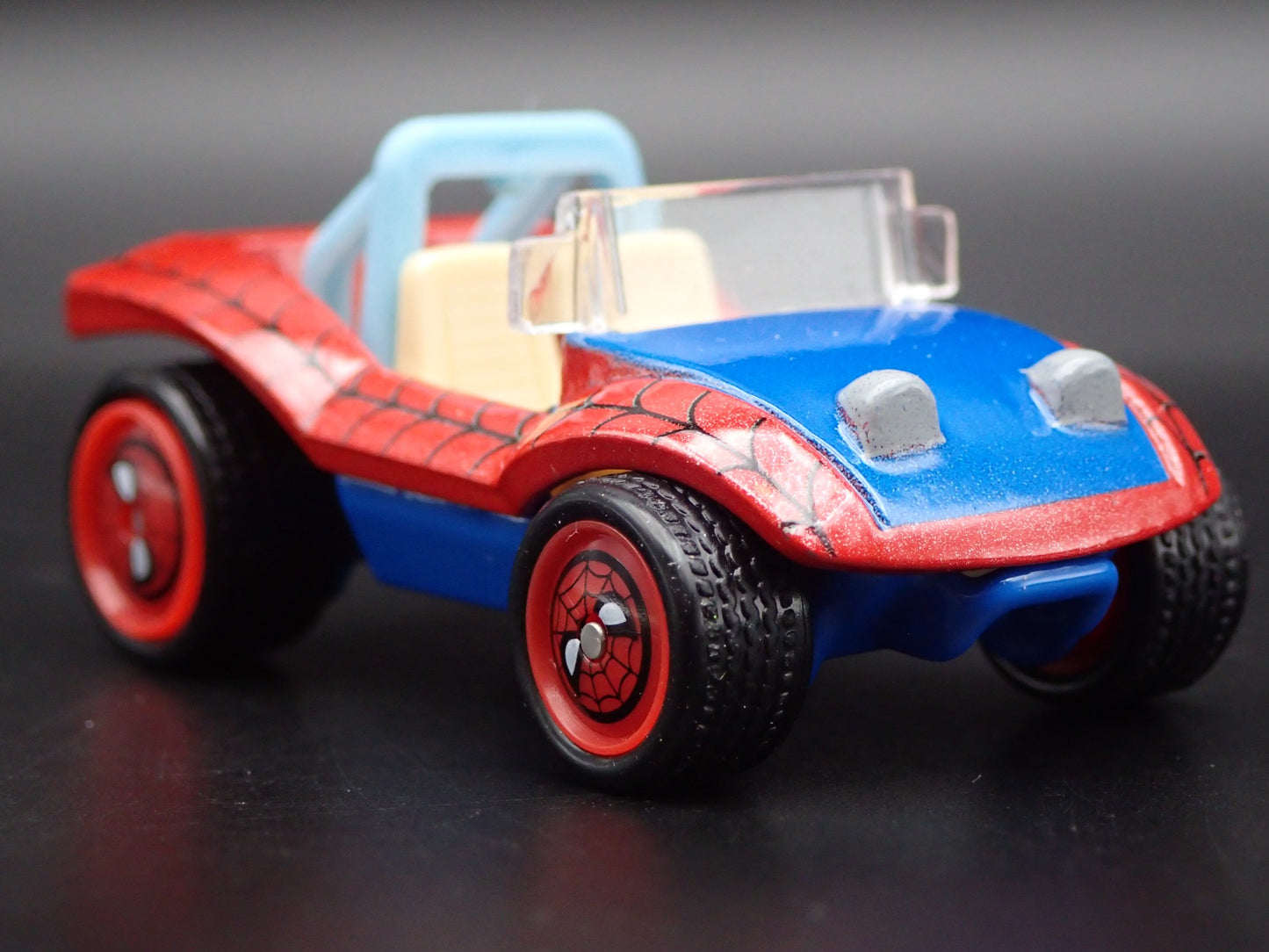 1965-1971 VW VOLKSWAGEN MEYERS MANX BUGGY SPIDERMAN 1:64 SCALE DIECAST MODEL CAR