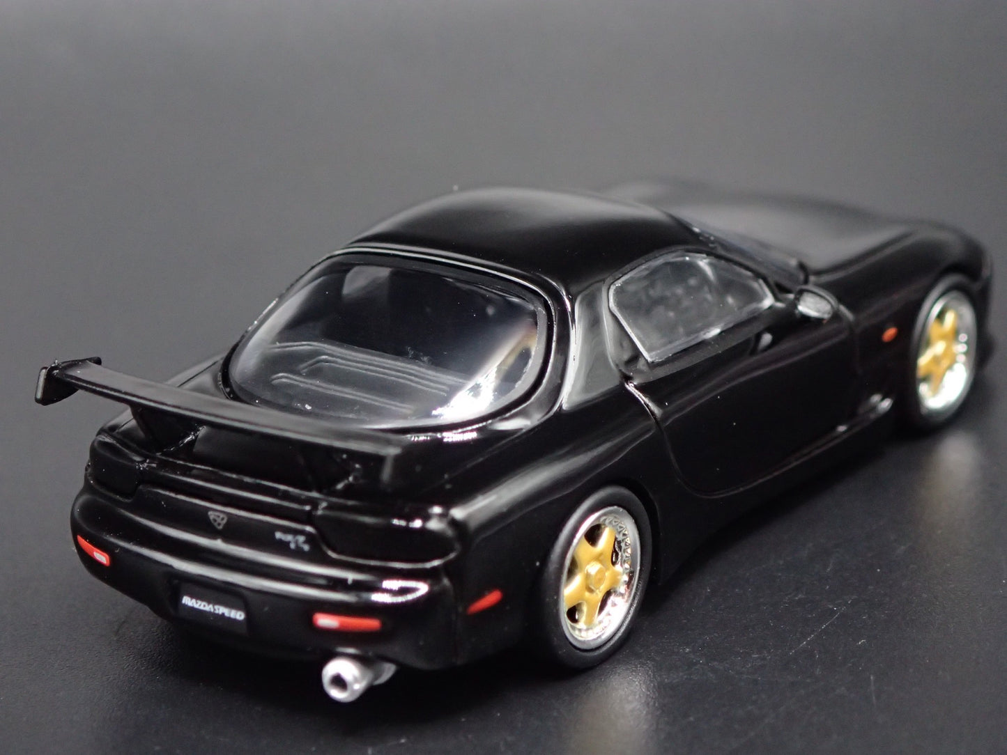 MAZDA RX7 FD3S VERTEX JDM A SPEC BLACK RARE 1:64 SCALE DIORAMA DIECAST MODEL CAR