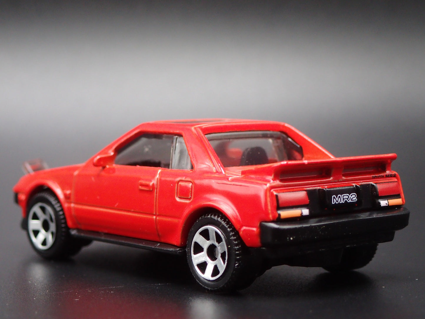 1984-1989 TOYOTA MR2 LIGHTS UP 1/64 SCALE COLLECTIBLE DIORAMA DIECAST MODEL CAR
