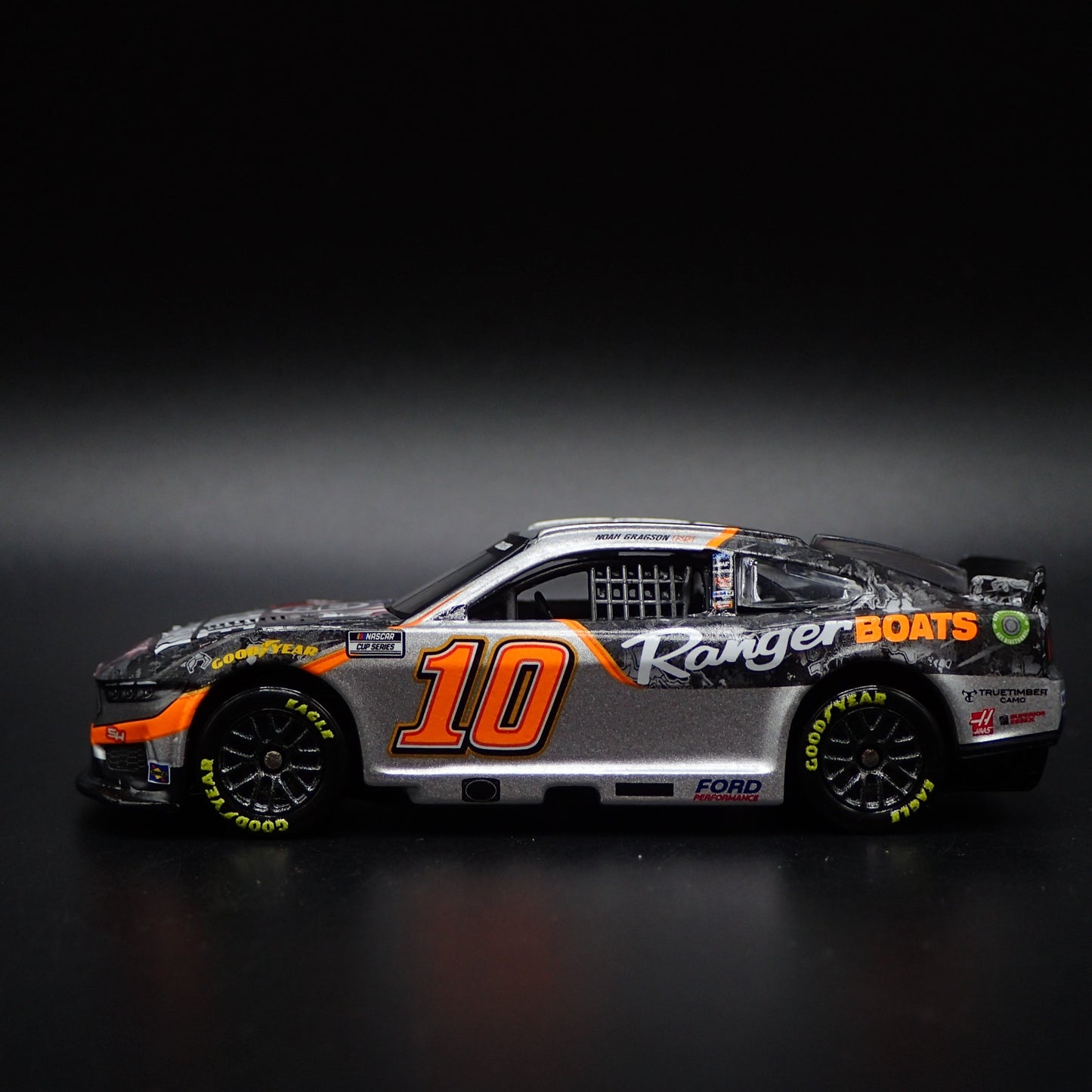 2024 FORD MUSTANG 10 NOAH GRAGSON BLACK RIFLE COFFEE NASCAR 1:64 SCALE DIECAST