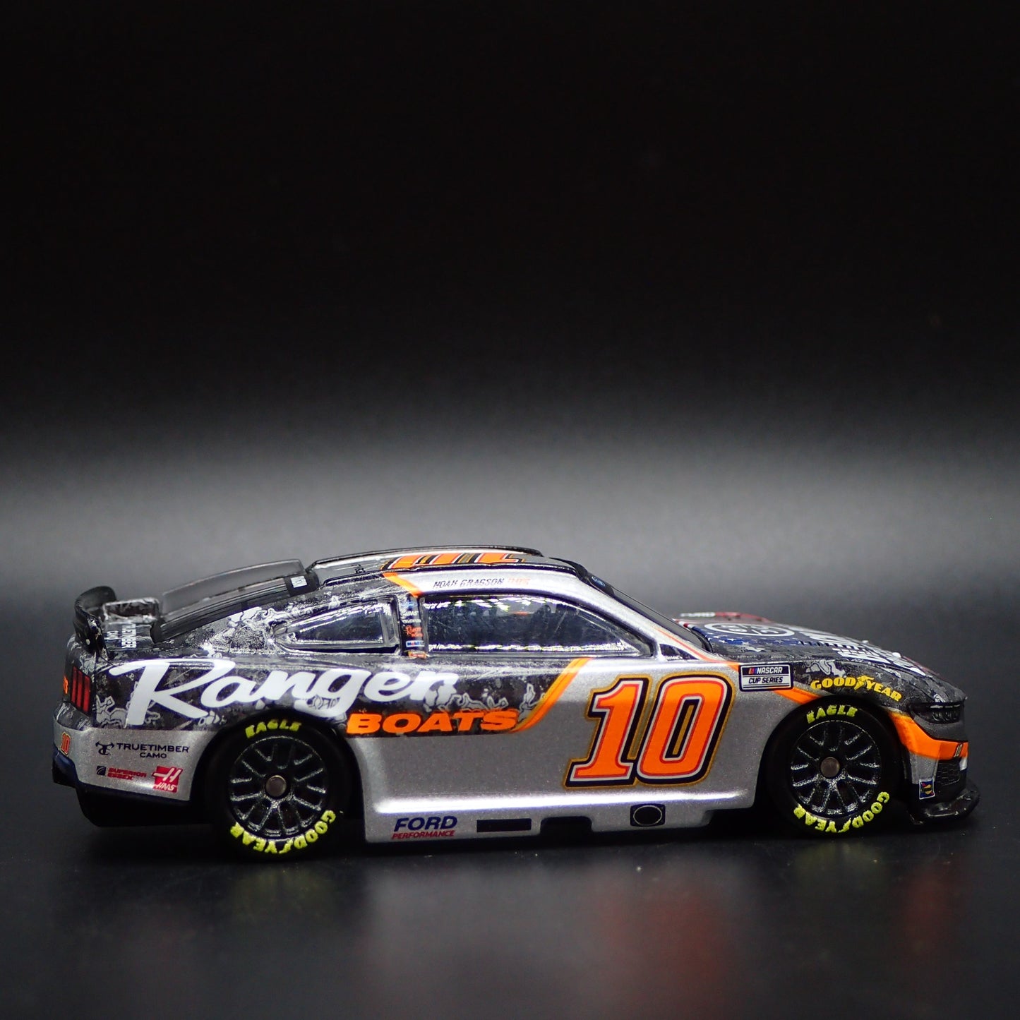 2024 FORD MUSTANG 10 NOAH GRAGSON BLACK RIFLE COFFEE NASCAR 1:64 SCALE DIECAST