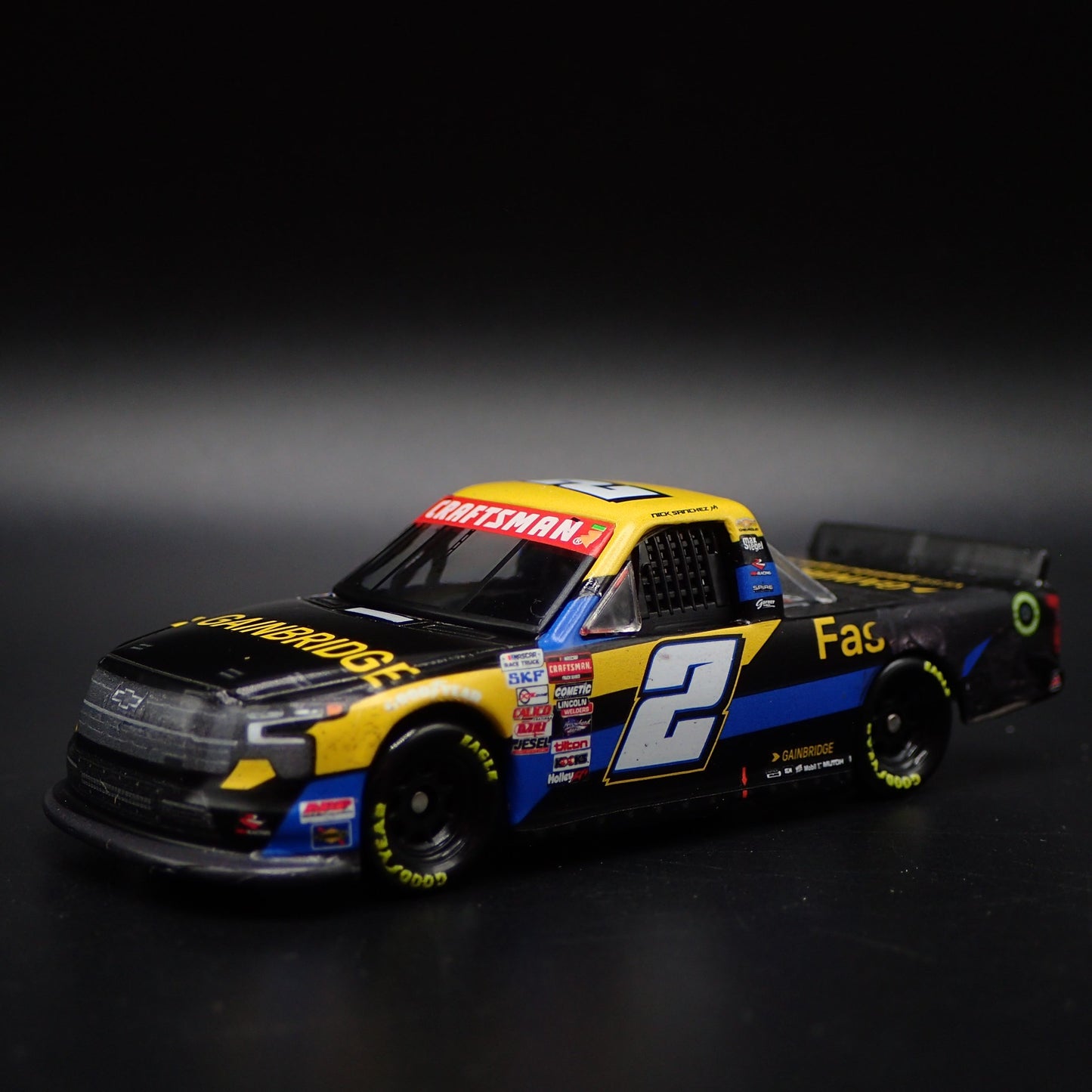 2024 24 CHEVY SILVERADO #2 GAINBRIDGE DAYTONA WIN NASCAR TRUCK 1:64 DIECAST CAR