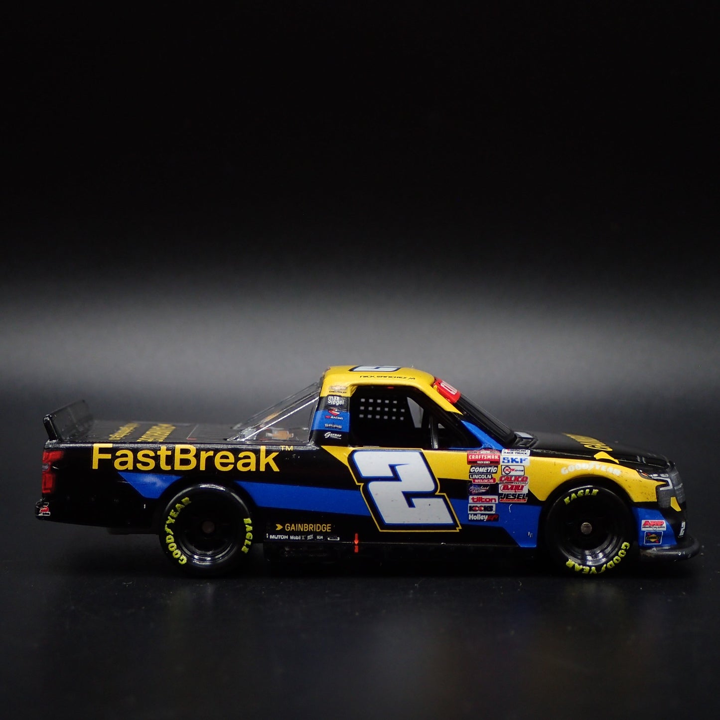 2024 24 CHEVY SILVERADO #2 GAINBRIDGE DAYTONA WIN NASCAR TRUCK 1:64 DIECAST CAR