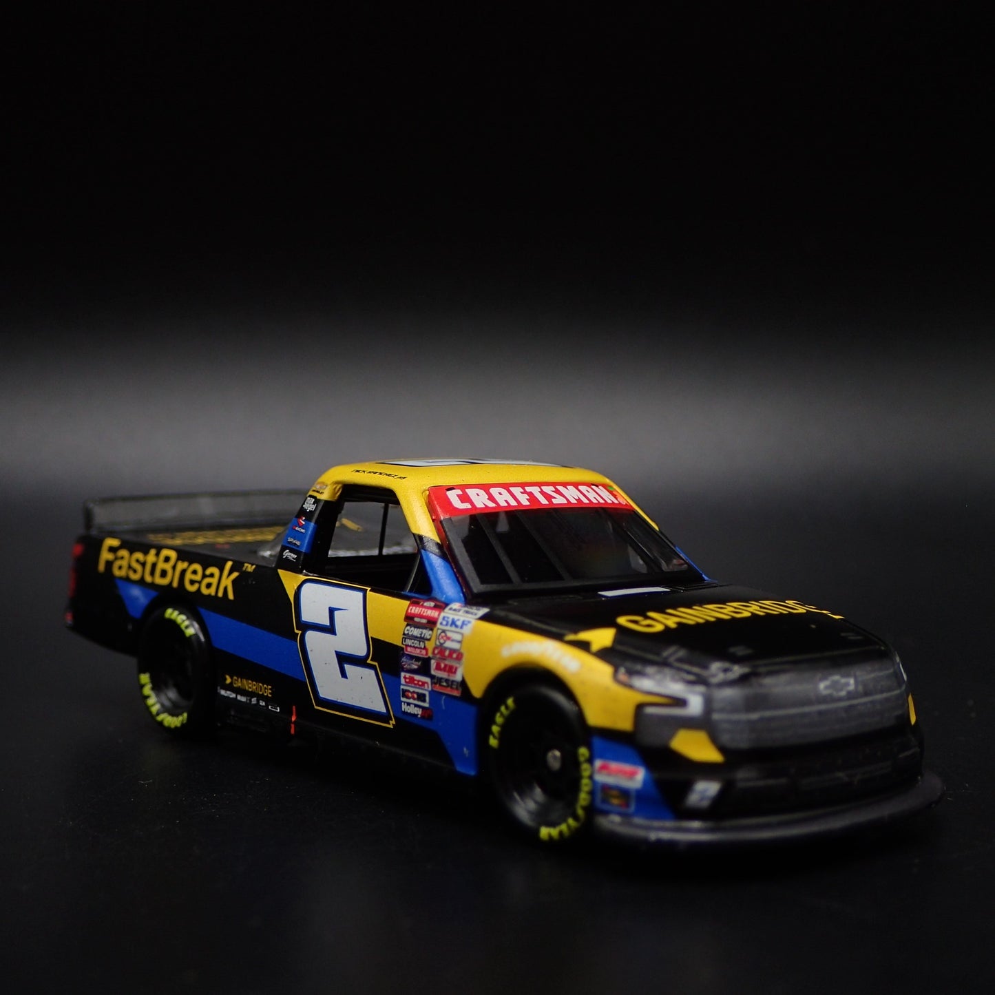 2024 24 CHEVY SILVERADO #2 GAINBRIDGE DAYTONA WIN NASCAR TRUCK 1:64 DIECAST CAR