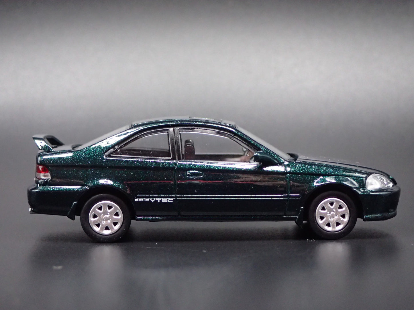 1995-1999 HONDA CIVIC COUPE GREEN RARE 1:64 SCALE COLLECTIBLE DIECAST MODEL CAR