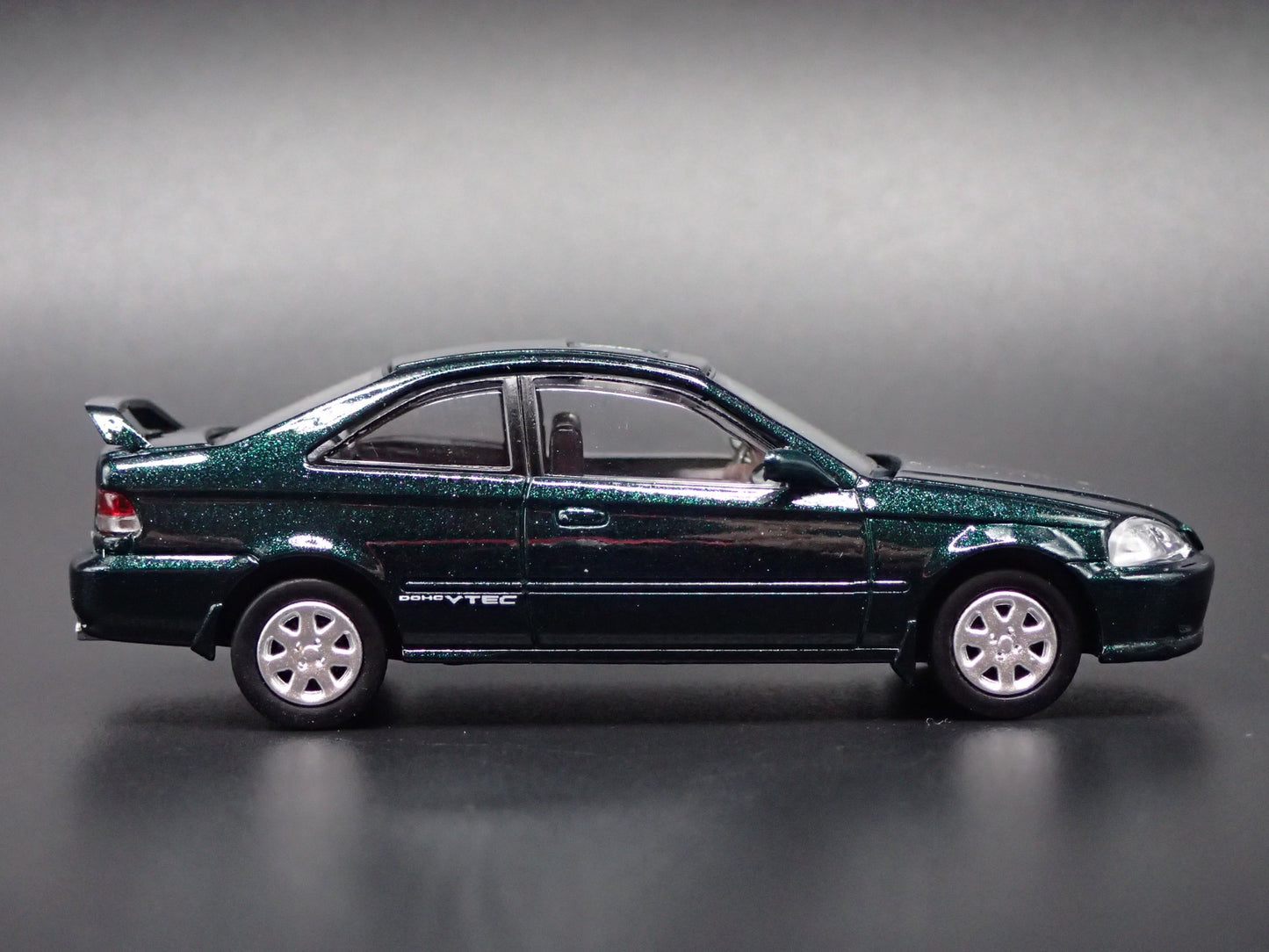 1995-1999 HONDA CIVIC COUPE GREEN RARE 1:64 SCALE COLLECTIBLE DIECAST MODEL CAR