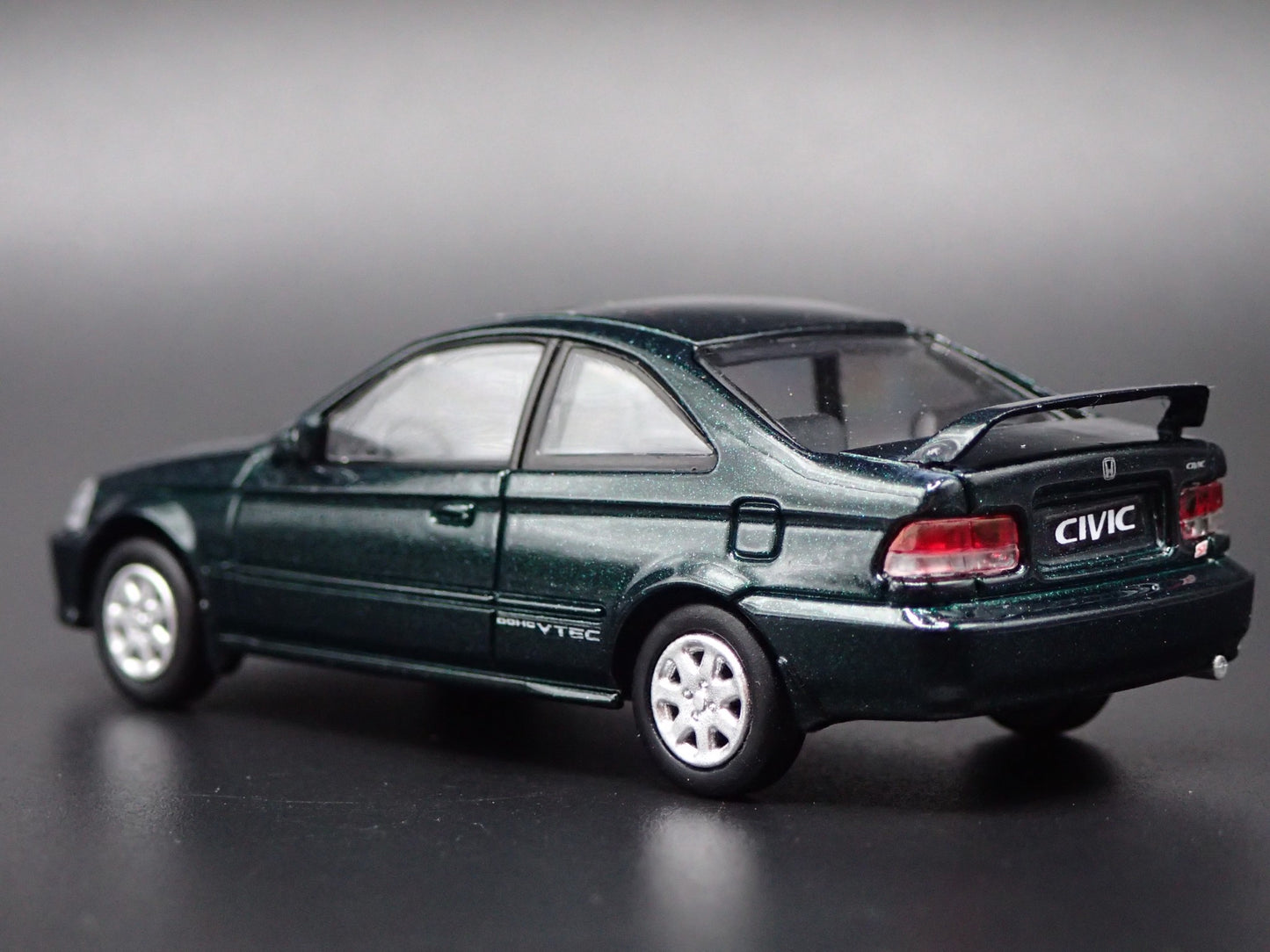 1995-1999 HONDA CIVIC COUPE GREEN RARE 1:64 SCALE COLLECTIBLE DIECAST MODEL CAR