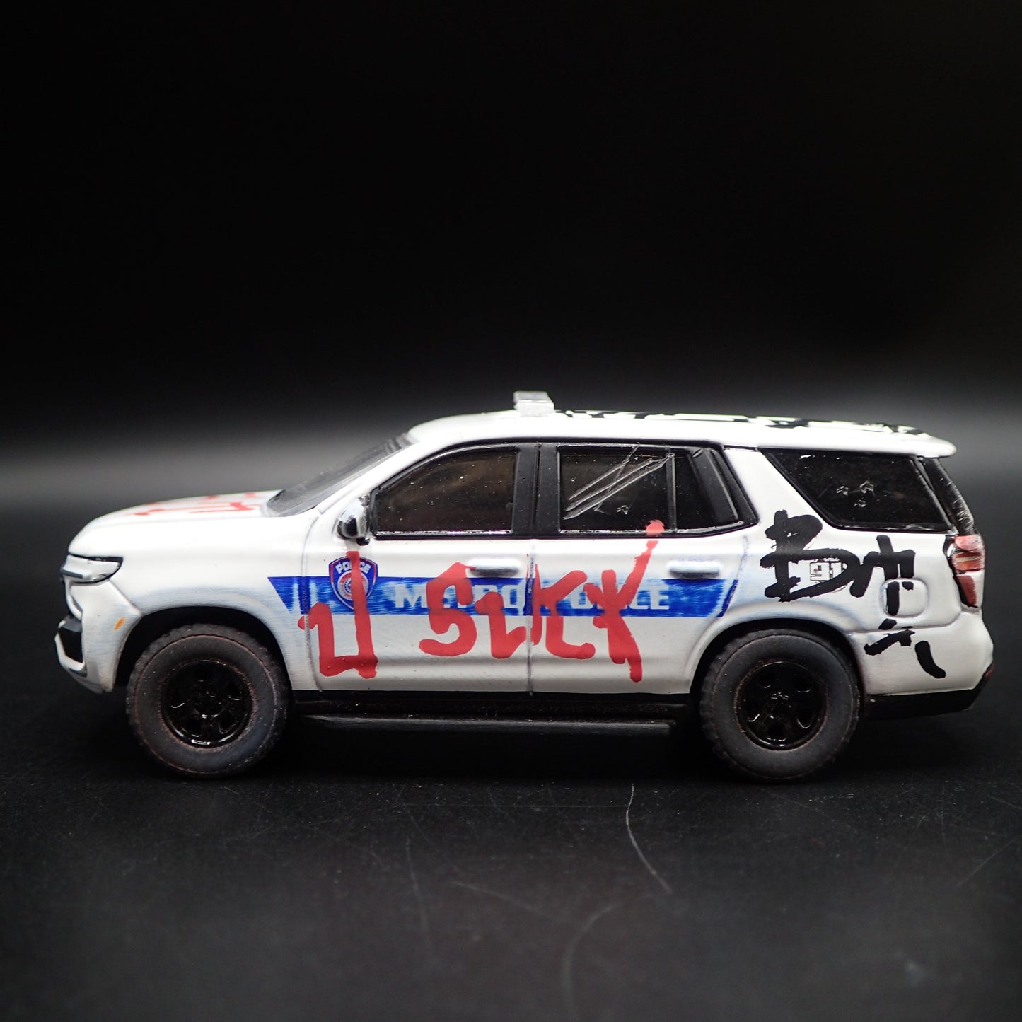 2021 CHEVROLET TAHOE PURSUIT HOUSTON METRO POLICE TAGGED 1:64 SCALE DIECAST CAR