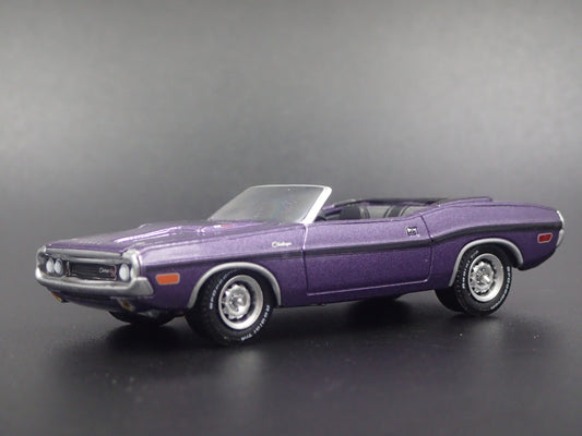 1970 70 DODGE CHALLENGER RT CONVERTIBLE 1:64 SCALE COLLECTIBLE DIECAST MODEL CAR-Burning Rubber Toy Company