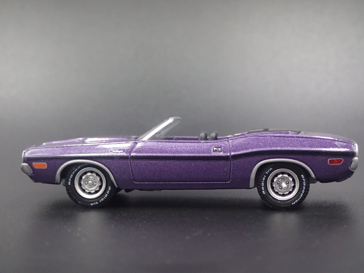 1970 70 DODGE CHALLENGER RT CONVERTIBLE 1:64 SCALE COLLECTIBLE DIECAST MODEL CAR-Burning Rubber Toy Company