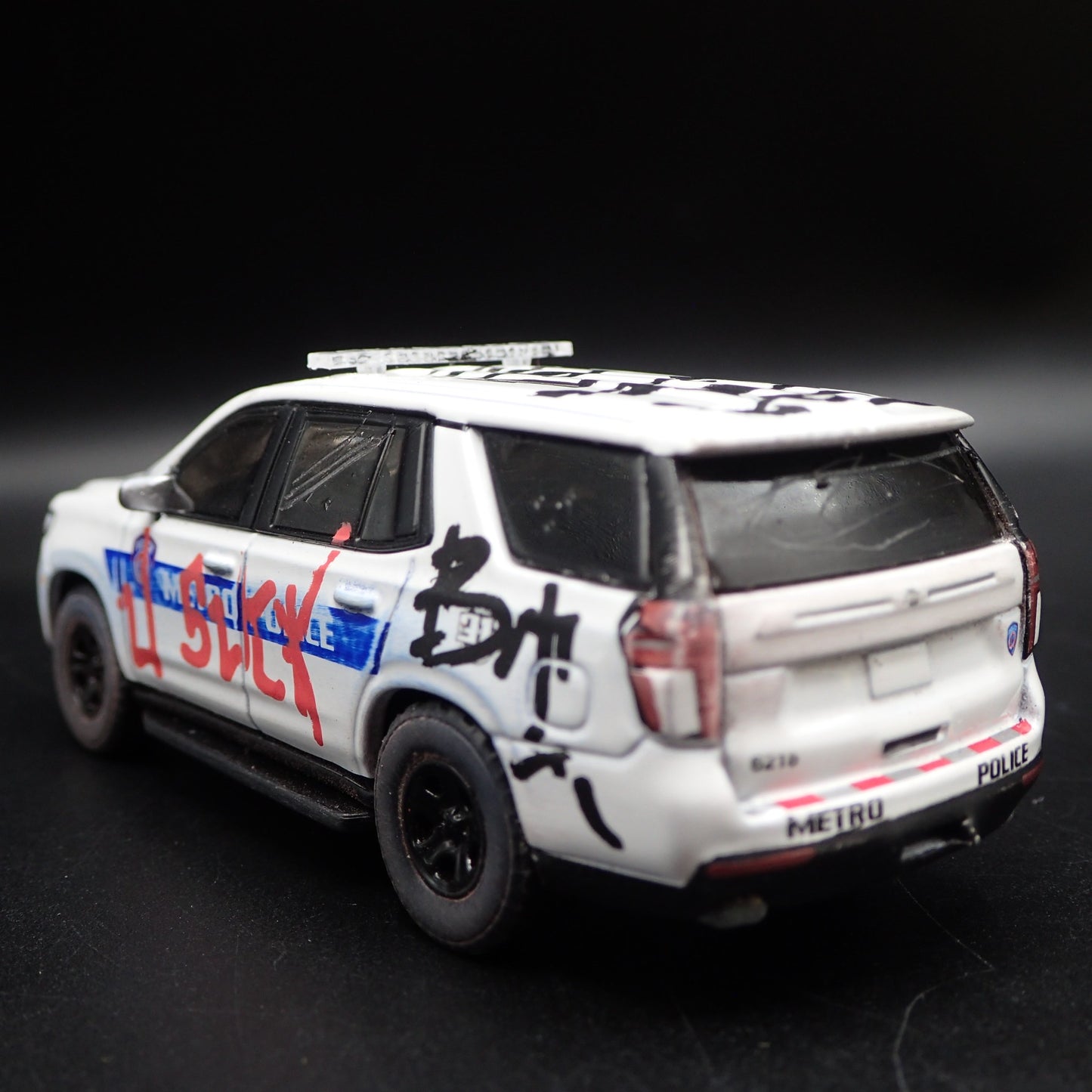 2021 CHEVROLET TAHOE PURSUIT HOUSTON METRO POLICE TAGGED 1:64 SCALE DIECAST CAR