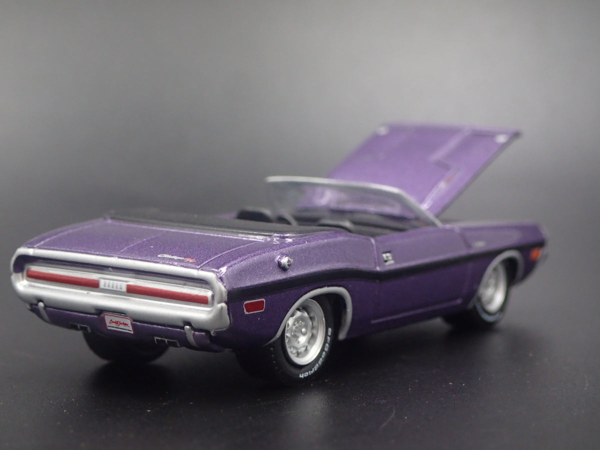 1970 70 DODGE CHALLENGER RT CONVERTIBLE 1:64 SCALE COLLECTIBLE DIECAST MODEL CAR-Burning Rubber Toy Company