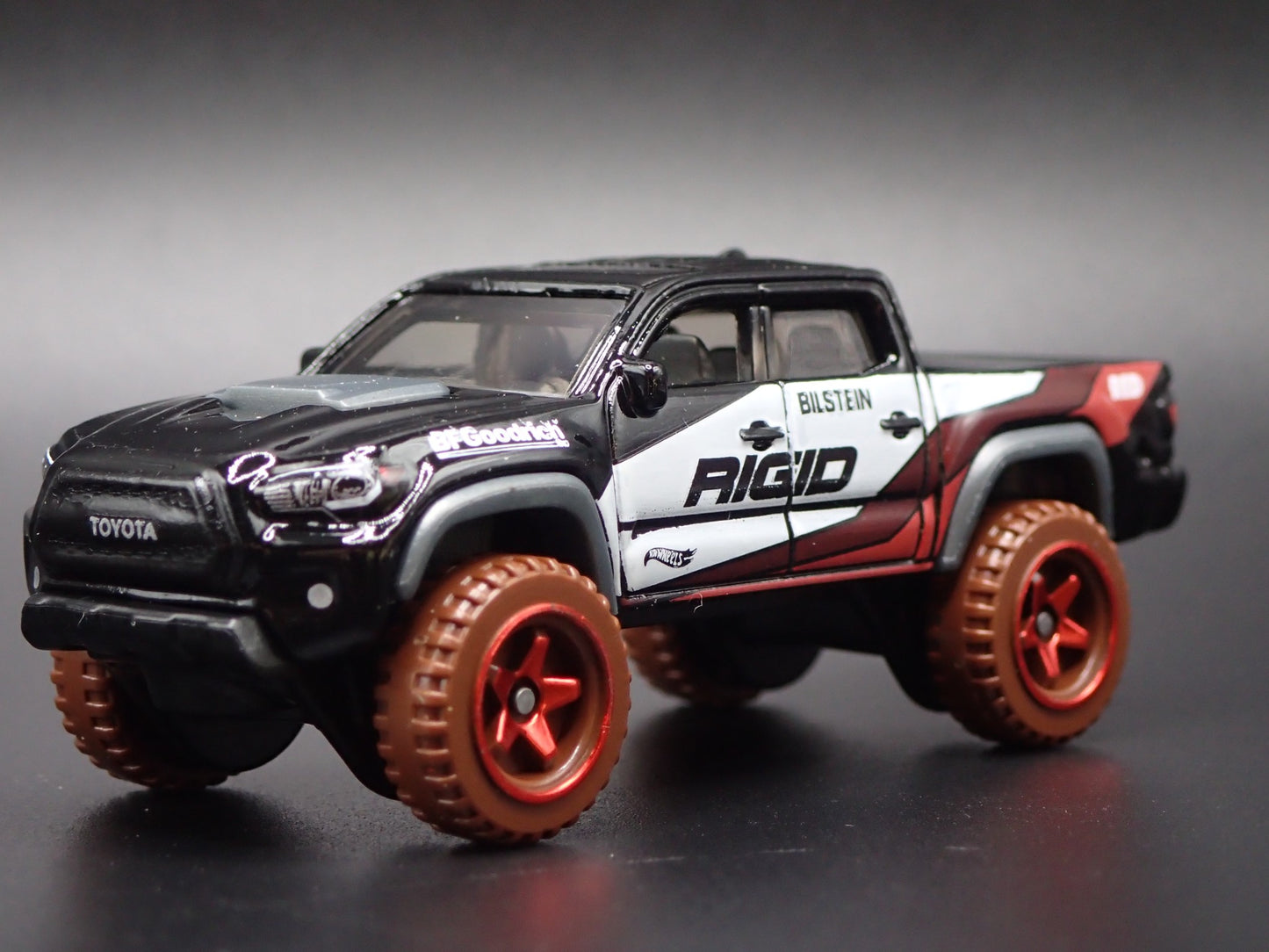 2016-2023 TOYOTA TACOMA PICKUP TRUCK RIGID BLACK 1:64 SCALE DIECAST MODEL CAR