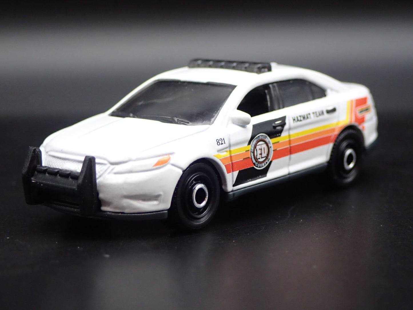 FORD POLICE INTERCEPTOR FIRE DEPARTMENT HAZMAT TEAM 1/64 SCALE DIECAST MODEL CAR