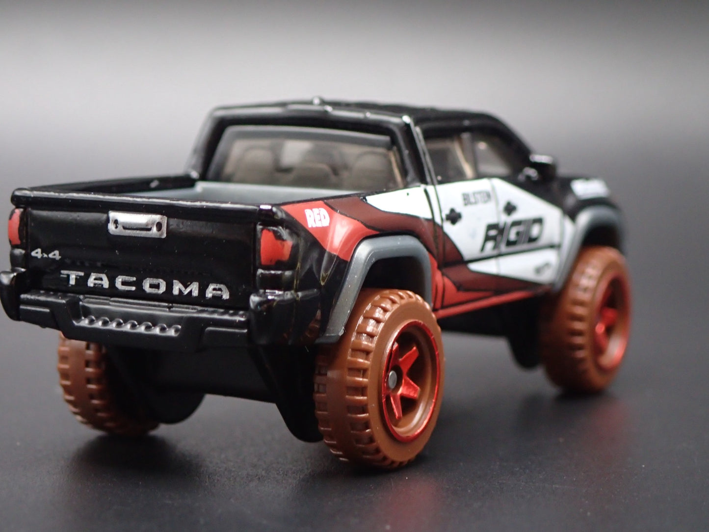 2016-2023 TOYOTA TACOMA PICKUP TRUCK RIGID BLACK 1:64 SCALE DIECAST MODEL CAR