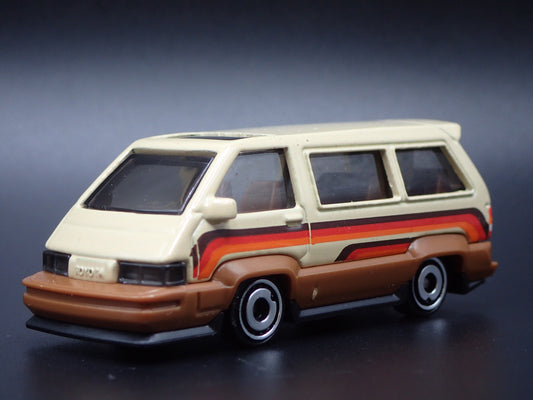 1985-1991 TOYOTA VAN TAN 1/64 SCALE COLLECTIBLE DIORAMA DIECAST MODEL CAR