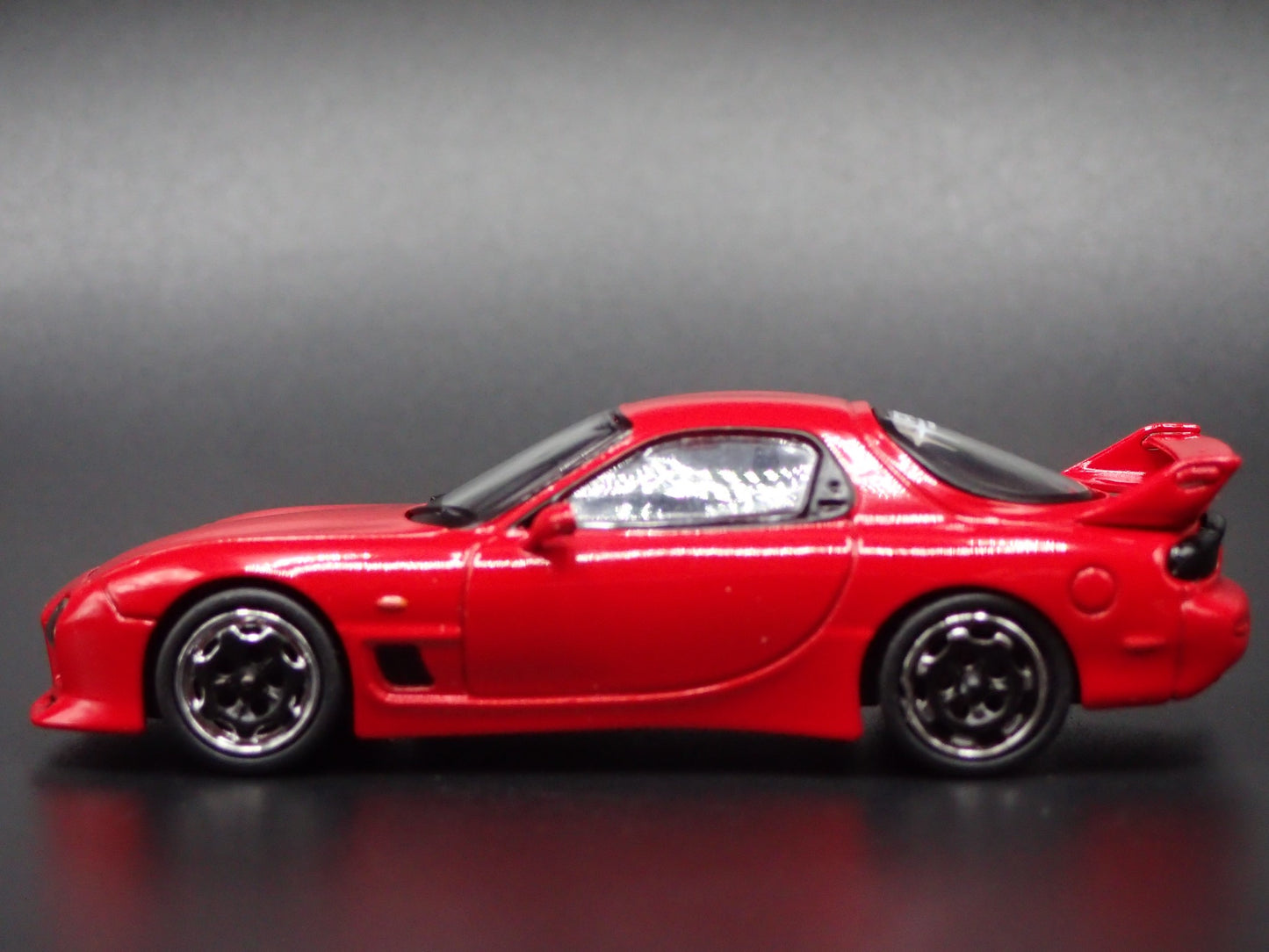 MAZDA RX7 FD3S VERTEX JDM A SPEC RED RARE 1:64 SCALE DIORAMA DIECAST MODEL CAR