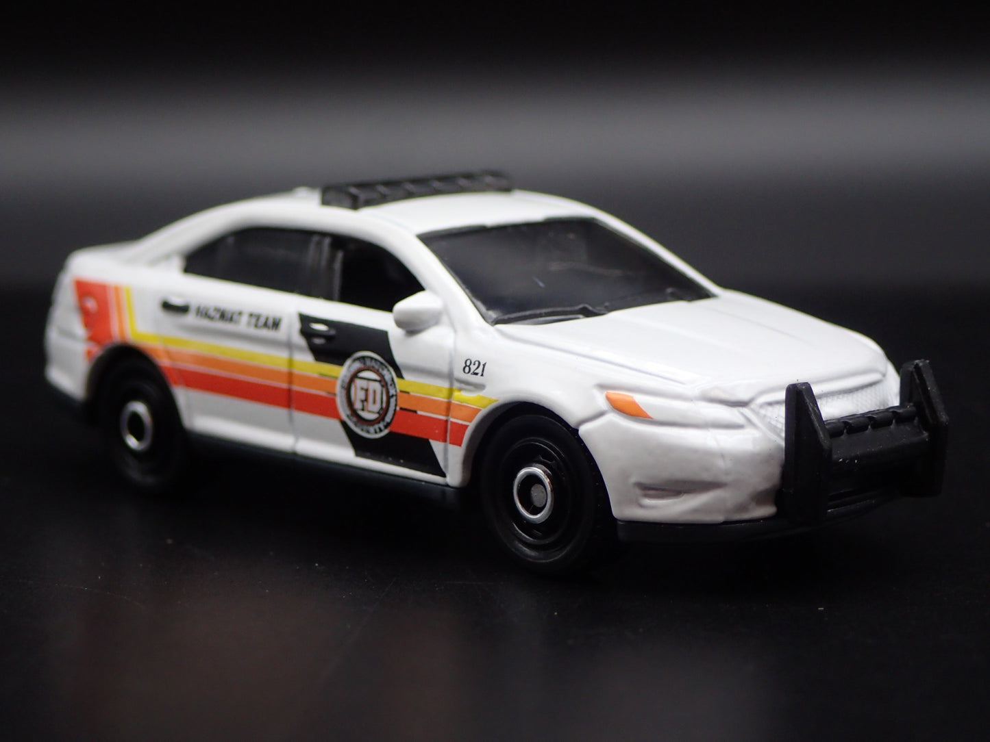 FORD POLICE INTERCEPTOR FIRE DEPARTMENT HAZMAT TEAM 1/64 SCALE DIECAST MODEL CAR