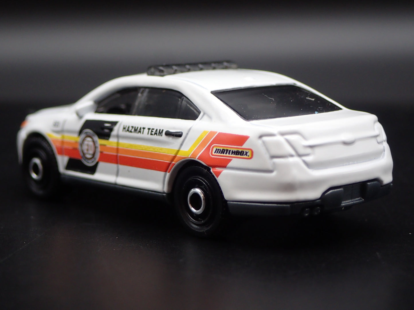 FORD POLICE INTERCEPTOR FIRE DEPARTMENT HAZMAT TEAM 1/64 SCALE DIECAST MODEL CAR